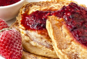 Pancakes with Berry Sauce