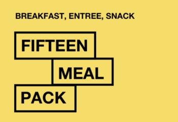15 Meals Pack- Breakfast, Entree, Snack