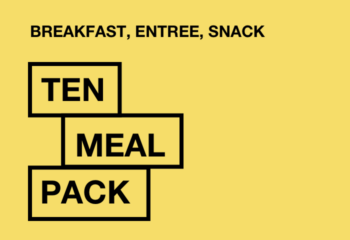 10 Meals Pack- Breakfast, Entree, Snack