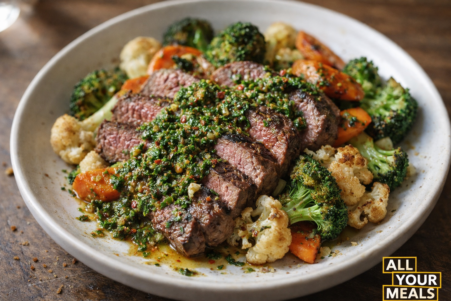 Chimichurri Steak Bowl-Lean N Green (GF,DF)