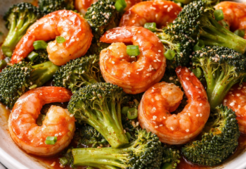 Shrimp & Broccoli w/ Sweet Chili Sauce, (Lean n Green) (GF,DF)